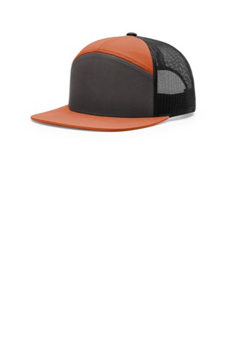 7-Panel Trucker - Richardson 168, ready for custom embroidery or printing