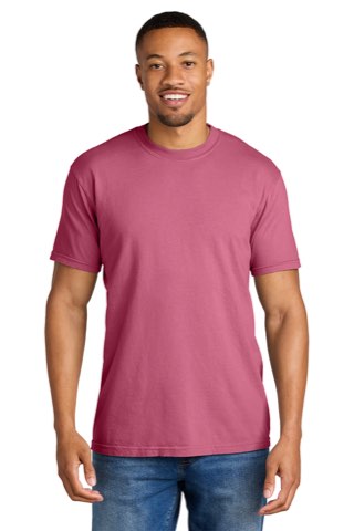 Heavyweight Ring Spun Tee - Comfort Colors 1717, ready for custom embroidery or printing