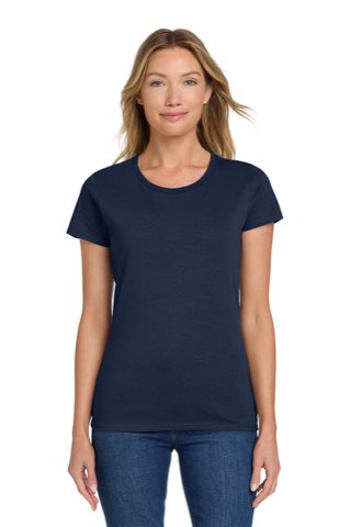 Women's Heavy Cotton 100% Cotton T-Shirt - Gildan 5000L, ready for custom embroidery or printing