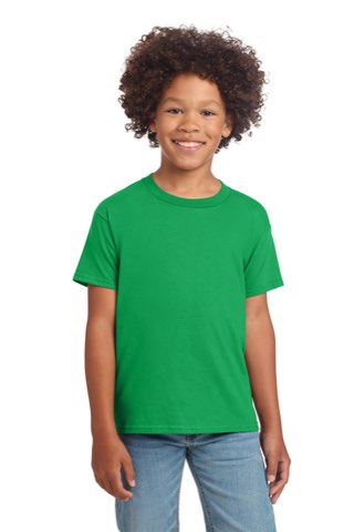 Youth Softstyle T-Shirt - Gildan 64000B, ready for custom embroidery or printing