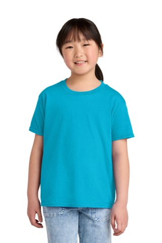Youth Softstyle CVC Tee - Gildan 64000BCVC, ready for custom embroidery or printing