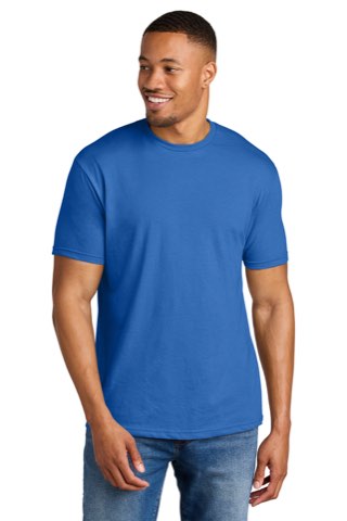 Softstyle CVC Tee - Gildan 64000CVC, ready for custom embroidery or printing