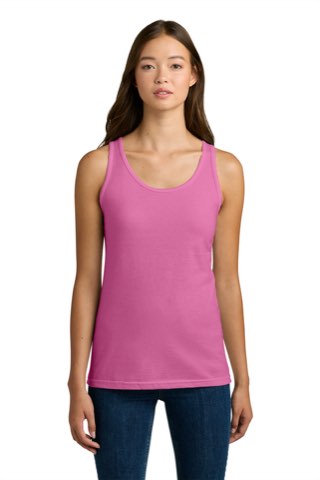 Softstyle Junior Fit Tank Top - Gildan 64200L, ready for custom embroidery or printing