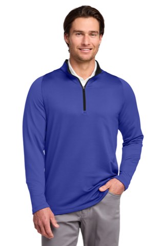 Dri-FIT Stretch 1/2-Zip Cover-Up - Nike 779795, ready for custom embroidery or printing