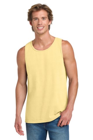 Heavyweight Ring Spun Tank Top - Comfort Colors 9360, ready for custom embroidery or printing