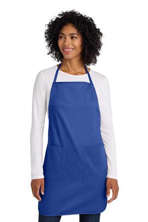 Full-Length Apron - Port Authority A520, ready for custom embroidery or printing