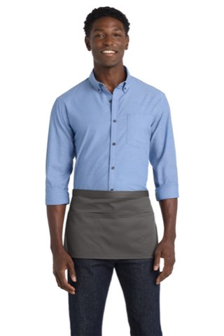 Three-Pocket Waist Apron - Port Authority A602, ready for custom embroidery or printing