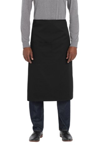 Easy Care Full Bistro Apron with Stain Release - Port Authority A701, ready for custom embroidery or printing