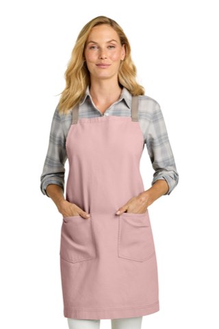 Signature Heavy Twill Crossback Apron - Port Authority A902, ready for custom embroidery or printing