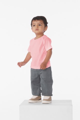 Infant Jersey Short Sleeve Tee - Bella+Canvas BC3001B, ready for custom embroidery or printing