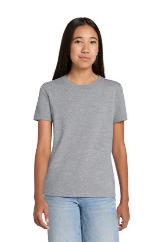 Youth Heather CVC Tee - Bella+Canvas BC3001YCVC, ready for custom embroidery or printing