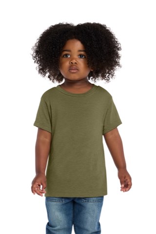 Toddler Triblend Short Sleeve Tee - Bella+Canvas BC3413T, ready for custom embroidery or printing