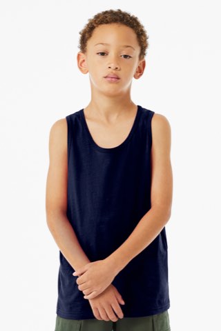 Youth Jersey Tank - Bella+Canvas BC3480Y, ready for custom embroidery or printing