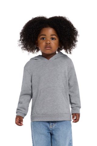 Toddler Sponge Fleece Hooded Sweatshirt - Bella+Canvas BC3719T, ready for custom embroidery or printing