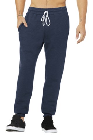 Unisex Jogger Sweatpants - Bella+Canvas BC3727, ready for custom embroidery or printing