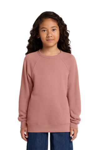 Youth Sponge Fleece Raglan Sweatshirt - Bella+Canvas BC3901Y, ready for custom embroidery or printing
