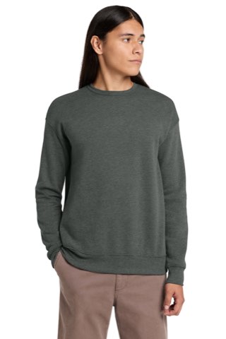 Unisex Sponge Fleece Drop Shoulder Sweatshirt - Bella+Canvas BC3945, ready for custom embroidery or printing
