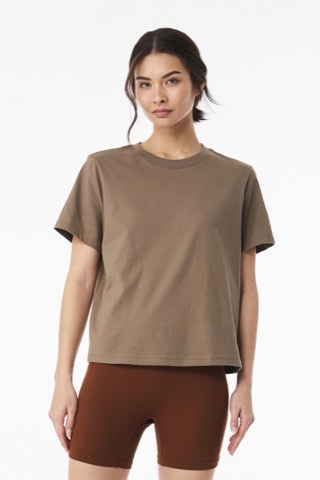 Women's 6-Ounce Heavyweight Tee - Bella+Canvas BC6110, ready for custom embroidery or printing