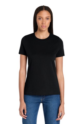 Women's Relaxed Jersey Short Sleeve Tee - Bella+Canvas BC6400, ready for custom embroidery or printing