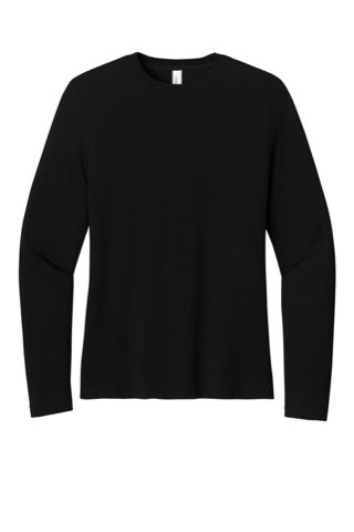 Women's Jersey Long Sleeve Tee - Bella+Canvas BC6500, ready for custom embroidery or printing