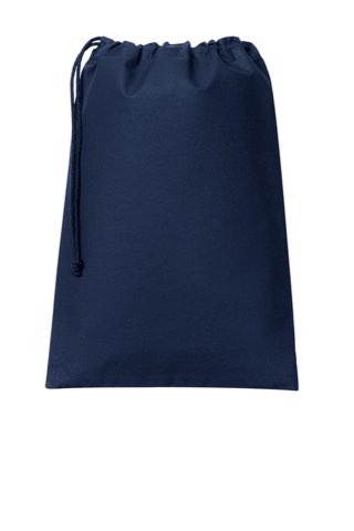 Core Cotton Drawstring Bag - Port Authority BG0350, ready for custom embroidery or printing