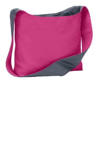Cotton Canvas Sling Bag - Port Authority BG405, ready for custom embroidery or printing