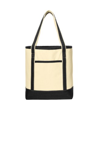 Large Cotton Canvas Tote - Port Authority BG413, ready for custom embroidery or printing