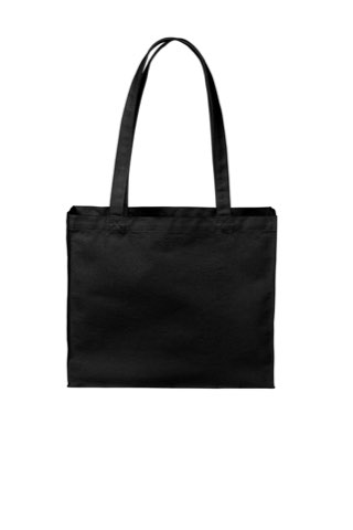 Cotton Canvas Shopper Tote - Port Authority BG428, ready for custom embroidery or printing