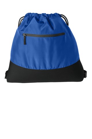 Agility Mesh Pocket Cinch - Port Authority BG619, ready for custom embroidery or printing