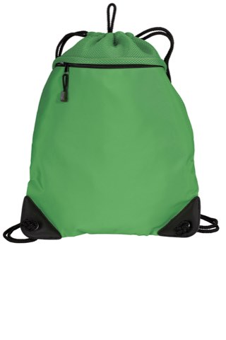 Cinch Pack with Mesh Trim - Port Authority BG810, ready for custom embroidery or printing