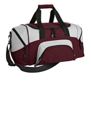 Small Colorblock Sport Duffel - Port Authority BG990S, ready for custom embroidery or printing