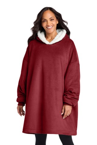 Mountain Lodge Wearable Blanket - Port Authority BP41, ready for custom embroidery or printing
