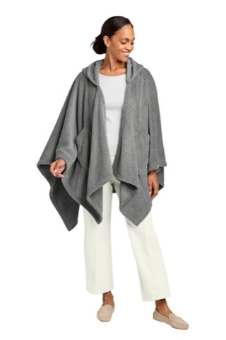 Dream Plush Open Hoodie - Port Authority BP44, ready for custom embroidery or printing