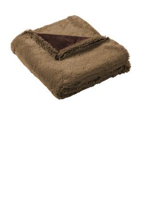 Faux Fur Blanket - Port Authority BP45, ready for custom embroidery or printing