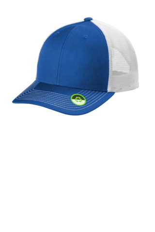 Eco Snapback Trucker Cap - Port Authority C402ECO, ready for custom embroidery or printing