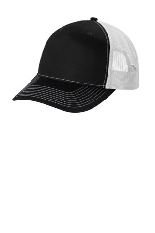 Snapback Five-Panel Trucker Cap - Port Authority C405, ready for custom embroidery or printing