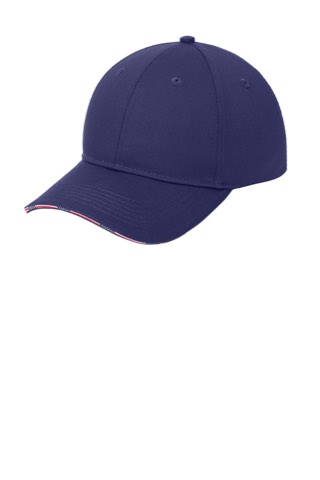 Americana Flag Sandwich Cap - Port Authority C829, ready for custom embroidery or printing