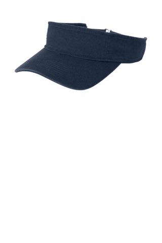 Enzyme Wash Fashion Visor - Port Authority C840, ready for custom embroidery or printing