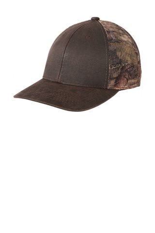 Pigment Print Camouflage Mesh Back Cap - Port Authority C891, ready for custom embroidery or printing