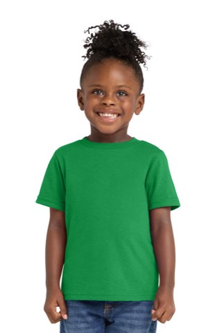 Toddler Core Cotton Tee - Port & Company CAR54T, ready for custom embroidery or printing