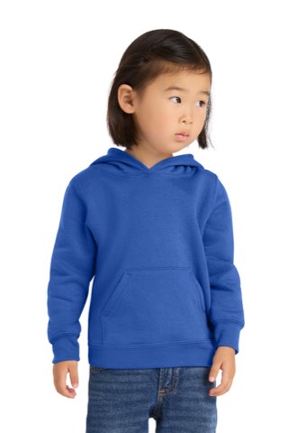 Toddler Core Fleece Pullover Hooded Sweatshirt - Port & Company CAR78TH, ready for custom embroidery or printing