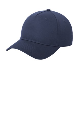 Five-Panel Twill Cap - Port Authority CP86, ready for custom embroidery or printing