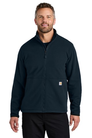 Textured Full-Zip Fleece Jacket - Carhartt CT106416, ready for custom embroidery or printing