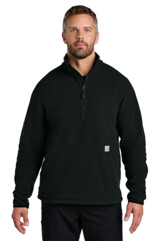 Textured 1/2-Zip Fleece Jacket - Carhartt CT106417, ready for custom embroidery or printing