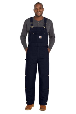 Firm Duck Insulated Bib Overalls - Carhartt CT106672, ready for custom embroidery or printing