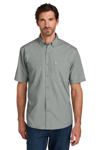 Force Sun Defender Short Sleeve Shirt - Carhartt CT107107, ready for custom embroidery or printing