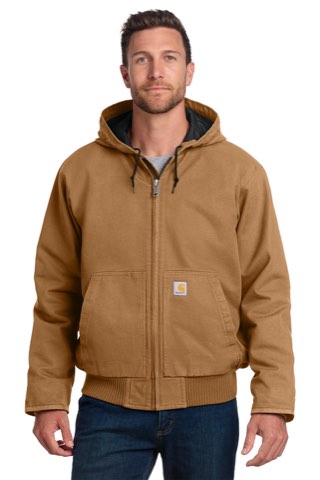 Tall Washed Duck Active Jac - Carhartt CTT104050, ready for custom embroidery or printing