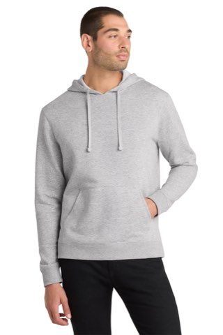 Lightweight Fleece Hoodie - District DM391, ready for custom embroidery or printing