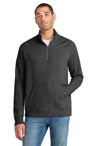 Lightweight Fleece 1/4-Zip - District DM392, ready for custom embroidery or printing
