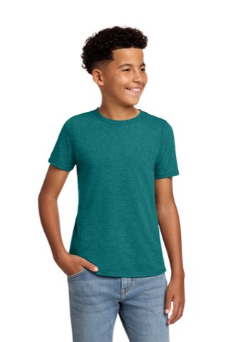 Youth Perfect Blend CVC Tee - District DT108Y, ready for custom embroidery or printing